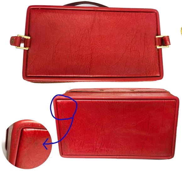 Vintage Bags Vintage Hartmann Red Train Case Travel Bag Poshmark
